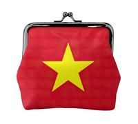 Mini portefeuille pour cartes et rouge à lèvres Motif drapeau vietnamien