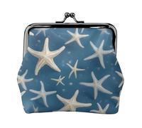 Mini portefeuille pour cartes et rouge à lèvres Motif étoile de mer en laine imprimée