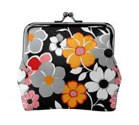 Mini portefeuille pour cartes et rouge à lèvres Motif floral Pour femme