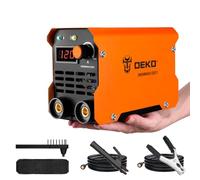 Mini poste a Souder：DEKO 120A 220V MMA Poste a Souder ARC Pour soudage de métal,bricolage,réparation de bicyclette-Machine à souder portable avec bandoulière réglable pour soudeurs