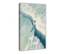 Mini poster sur toile pour décoration de chambre à coucher, bureau, chambre, cadeau 60 x 90 cm
