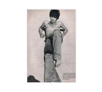 Mini poster vintage original de Keith Richards (The Rolling Stones), France, début des années 1970, décoration murale pour salon, chambre à coucher, 61 x 7,6 cm