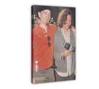 Mini poster vintage original _ Magazine Clipping - Michael Stipe (R.E.M.) & Eddie Vedder (Pearl Jam), 1993 MTV Awards Poster sur toile Décoration de chambre à coucher Paysage Bureau Chambre Cadeau 30