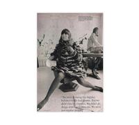 Mini poster vintage original _ Magazine Clipping - Sonny et Cher Vogue Shoot, Hollywood, milieu des années 1960 - Impression sur toile pour salon, chambre à coucher, décoration 61 x 91,4 cm (60 cm)