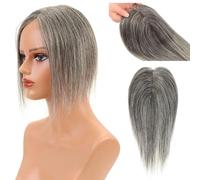 Mini postiche avec frange française - 45 cm - Cheveux synthétiques raides - Pour femme - Pour un usage quotidien (4503#)