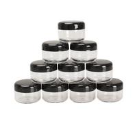 Mini Pots Vides Pour Cosmétiques, 10 Pièces, Maquillage Pour Les Yeux, Crème Pour Le Visage, Conteneur De Poudre, Bâtons En Acrylique Pour Nail Art, Kit De Rangement De Perles