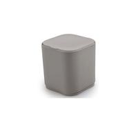 MINI POUBELLE CARRÉE POUR SALLE DE BAINS BEIGE 1.2L AGAVE