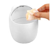 Mini Poubelle - Conteneur à Déchets Mignon en Forme d'Ours avec Couvercle - Petite Corbeille De Table Démontable - Pour Atelier Voiture Dortoir Buanderie Cuisine Maison Coiffeuse Chambre À Coucher