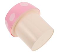 Mini Poubelle de Table Champignon en Plastique Rose, Bureau et Chambre | Corbeille Compacte sans Couvercle, Organise Crayons et Papiers, pour Coiffeuse, Maquillage et Espace Réduit