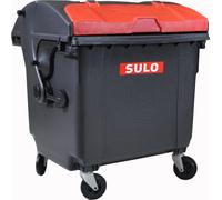 Mini poubelle Sulo Seau de table, Gris/Rouge