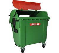 Mini poubelle Sulo Seau de table, vert/rouge