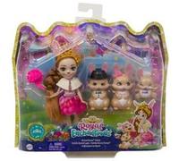 Mini-poupée Enchantimals Brystal Lapin et Lapereaux G