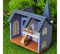 Mini poupées en bois, maison de ville, bricolage, accessoires miniatures, construction artisanale, jouets à assembler, Kits de meubles