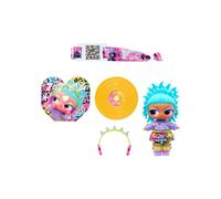 Mini poupées L.O.L. Surprise! Music Festival 7,5 cm Coffret vinyle et accessoires Multicolore