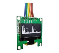 Mini pour tableau d'affichage OLED 2,44 cm pour bricolage électronique Mini | Écran de 2,44 cm, réponse activée par le son, plusieurs modes d'affichage, compact 2,5 x 2,5 cm, PCB vert