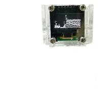 Mini pour tableau d'affichage OLED 2,44 cm pour bricolage électronique Mini | Écran de 2,44 cm, réponse activée par le son, plusieurs modes d'affichage, compact 2,5 x 2,5 cm, PCB vert