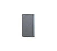 Mini Power Bank Magnétique 10000mAh - Recharge Sans Fil, Finition Space Grey