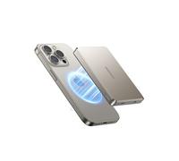 Mini Power Bank Magnétique 10000mAh - Recharge Sans Fil, Finition Space Grey - Silver