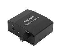 Mini Préamplificateur Microphone Stéréo Gain 1000x | Amplifie les sons faibles avec contrôle ALC automatique, Alimentation DC 5V, Préampli Audio pour Enregistrement Smartphone