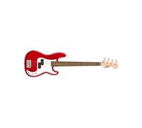 Squier by Fender Mini Precision Basse Électrique Courte Échelle Dakota Red | Basse enfant à diapason court, idéale pour les débutants, cours virtuels gratuits, format voyage