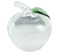 Mini prédicteur météo en forme de pomme en verre tempête poli, prévisionniste décoratif pour la maison, la saint-valentin