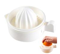 Mini presse-agrumes manuel - Aide de cuisine portable, presse-citron, presse-agrumes multifonction pour fruits, facile à nettoyer, designnuel est livré avec une boîte à jus qui peut être retournée