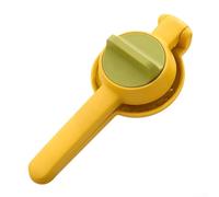 Mini presse-agrumes manuel portable pour oranges, citrons, citron vert, outil de jus efficace pour un usage domestique, compact et léger (jaune)