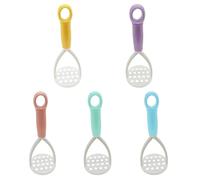 Mini presse-purée - Ustensiles de cuisine - Anti-rayures - Antiadhésif - En silicone - Pour haricots, légumes racines