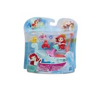 Mini Princesse : Ariel La Petite Sirene Avec Le Crabe Sebastien Et Son Bateau - Poupee Disney Princesse