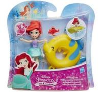Mini Princesse : Ariel La Petite Sirene Avec Sa Bouee Polochon Et Le Crabe Sebastien - Poupee Disney Princesse