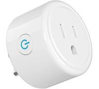 Mini prise intelligente compatible avec Alexa et Google, prise Wi-Fi avec télécommande et fonction minuterie, compatible réseau 2,4 GHz uniquement, aucun hub requis, 6447