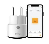 Mini Prise Intelligente Konyks Priska Max Black, Wi-Fi+BT 16A FR, Suivi avancé de la consommation, Plannings & Scénarios, Contrôle vocal Alexa, Google Home, compatible Tuya et Smartlife,