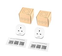 Mini prise intelligente Wi-Fi 100-240V, 2 pièces/ensemble, Port unique, avec sortie USB (5V/1A), commutateur intelligent