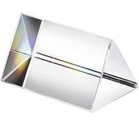 Mini prisme triangulaire en cristal de verre, arc-en-ciel, pour l'apprentissage du spectre de réfraction de la lumière, la photographie, la science, la physique, accessoire d'enseignement (5 cm)