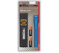 Mini Pro Lampe torche LED 2x piles AA - Bleu