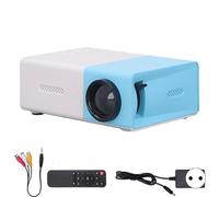 Mini projecteur 1080P HD, projecteur Portable Haut-Parleur intégré imagerie à réflexion Diffuse pour Salle TV, téléphone, Ordinateur Portable, Film de Jeu