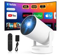 Mini Projecteur 4k 2025 Upgraded Videoprojecteur Projecteur Video Android 11 WiFi 6/BT 5.4 pour TÉLÉPhone PC Lap Stick HDMI Home Cinéma Electric Focus