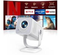 Mini Projecteur 4K【App Intégrée & Auto Keystone】Android 13, Videoprojecteur Portable WiFi6 Bluetooth 5.4 avec Rotation 270°, TOPTRO Mini Video Projecteur Portable 1080P FHD Home Cinéma/Extérieur Zoom