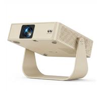 Mini projecteur 【Application officielle intégrée et rotatif à 330°】 Native 1080P, Wi-Fi 6 et Bluetooth, projecteur intelligent Home Cinéma / extérieur Petit projecteur pour téléphone portable