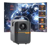Mini projecteur avec HDMI, 120 ANSI Lumens, résolution 1080P, projecteur Portable pour la Chambre, Le Home cinéma et l'extérieur (Blanc/Noir) - Design Compact, mémoire 2+8G/4+64GM (Black 2+8g)