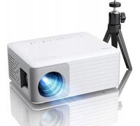 Mini projecteur avec trépied AKIYO O1 Full HD 1080p projecteur portable compact avec image claire et support inclus