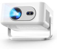 Mini projecteur Compatible 4K et 8K, Android 14 8K 400 ANSI avec WiFi 6 et Bluetooth 5.4, Mise au Point Automatique et Correction trapézoïdale Verticale, Une Utilisation en extérieur et à Domicile.