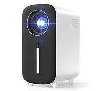 Mini projecteur de cinéma portable Bluetooth - Projecteur HISION 1080p 4K pour la maison, projecteur de TV d'extérieur 8500L compatible avec clé TV, ordinateur portable, téléphone, tablette, HDMI, USB