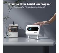 Mini Projecteur De Correction Trapézoïdale Électrique Focus Automatic Keystone Correction Wifi Bluetooth 1080P Full Hd Portable Mobile Phone Projector Home