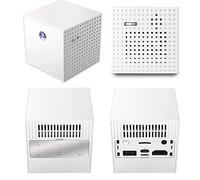 Mini projecteur DLP pour 1080P Vedio 3D Mini projecteur portable Home Cinéma Smartphone écran miroir multiécran Projecteur de cinéma maison (couleur : blanc, taille : 68 x 67 x 67,5 mm)