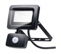 Mini projecteur étanche à LED 10 W / 800 lm / blanc chaud avec capteur Luminea