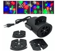 Mini projecteur étape lumière multicolore neige Disco Laser Party Party Noël Led Logo Light