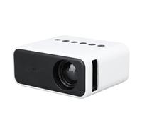 Mini Projecteur, Haut-Parleur 4Ω 2W 100-240V, Projecteur de Film Portable Multifonction HD 1080P, Technique d'image Diffuse pour la Maison (Prise UE)