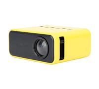 Mini Projecteur, Haut-Parleur 4Ω 2W 100-240V, Projecteur de Film Portable Multifonction HD 1080P, Technique d'image Diffuse pour la Maison (Prise UE)