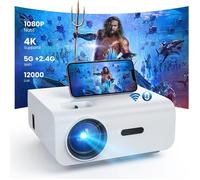 Mini Projecteur - HOPVISION - 4K - 12000 Lumens - WiFi - Bluetooth - Full HD 1080P